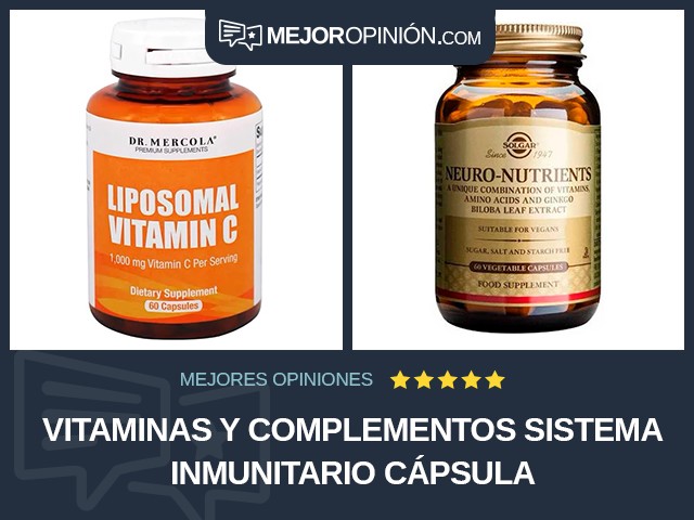 Vitaminas y complementos Sistema inmunitario Cápsula