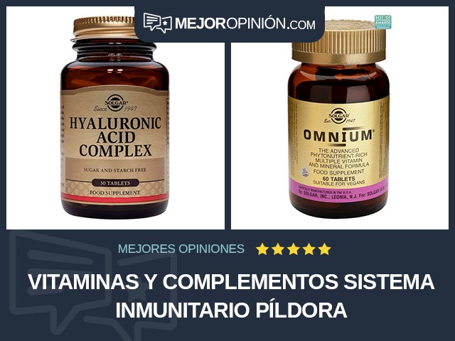 Vitaminas y complementos Sistema inmunitario Píldora