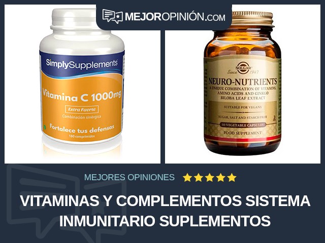 Vitaminas y complementos Sistema inmunitario Suplementos