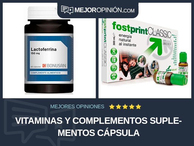 Vitaminas y complementos Suplementos Cápsula