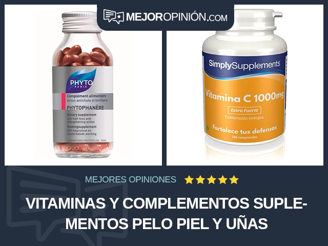 Vitaminas y complementos Suplementos Pelo piel y uñas