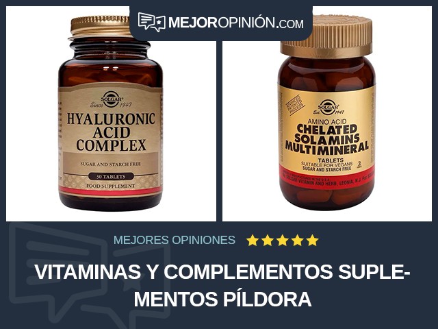 Vitaminas y complementos Suplementos Píldora