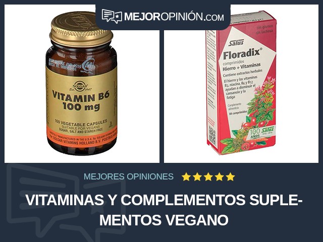 Vitaminas y complementos Suplementos Vegano