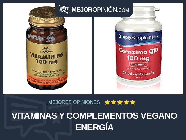 Vitaminas y complementos Vegano Energía