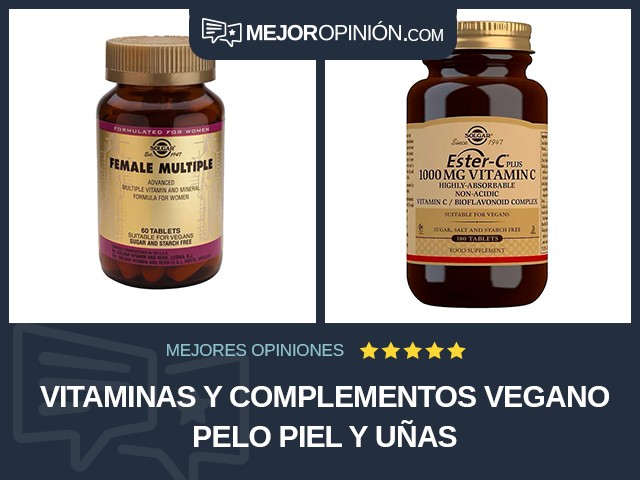 Vitaminas y complementos Vegano Pelo piel y uñas