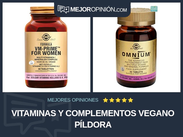 Vitaminas y complementos Vegano Píldora