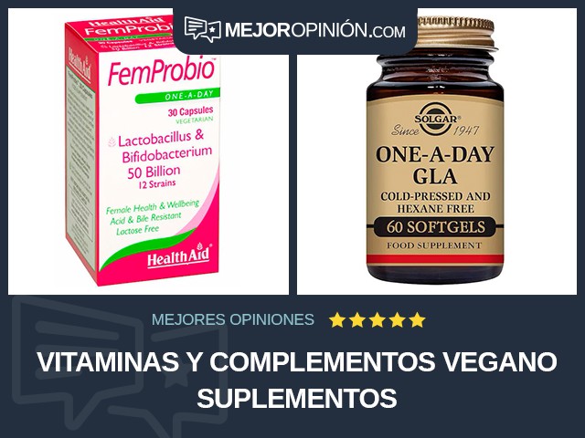 Vitaminas y complementos Vegano Suplementos