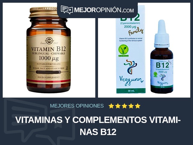 Vitaminas y complementos Vitaminas B12