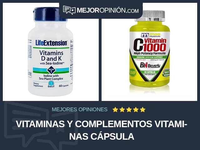 Vitaminas y complementos Vitaminas Cápsula