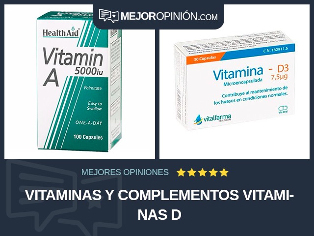 Vitaminas y complementos Vitaminas D