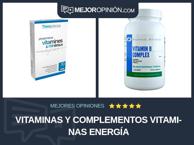 Vitaminas y complementos Vitaminas Energía