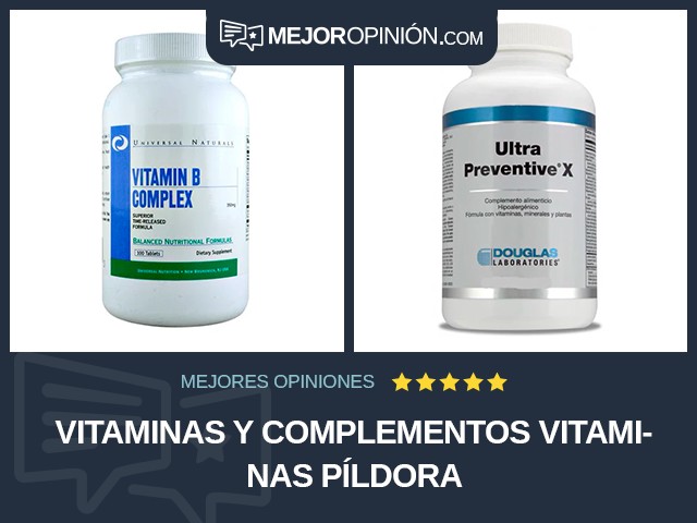 Vitaminas y complementos Vitaminas Píldora