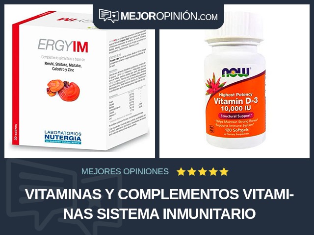 Vitaminas y complementos Vitaminas Sistema inmunitario