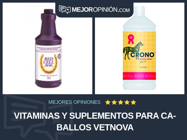 Vitaminas y suplementos para caballos VetNova