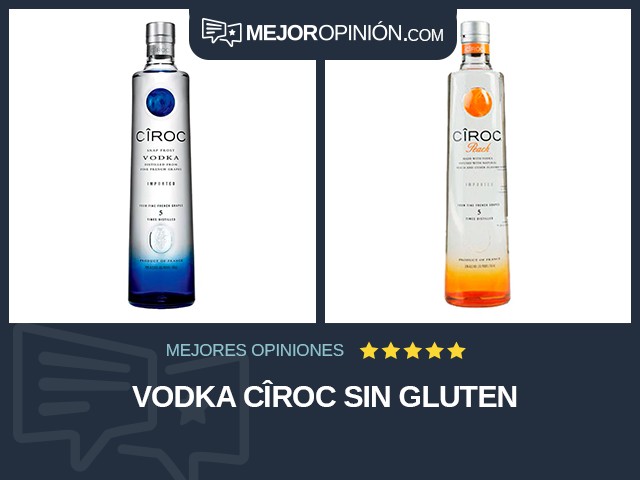 Vodka CÎROC Sin gluten