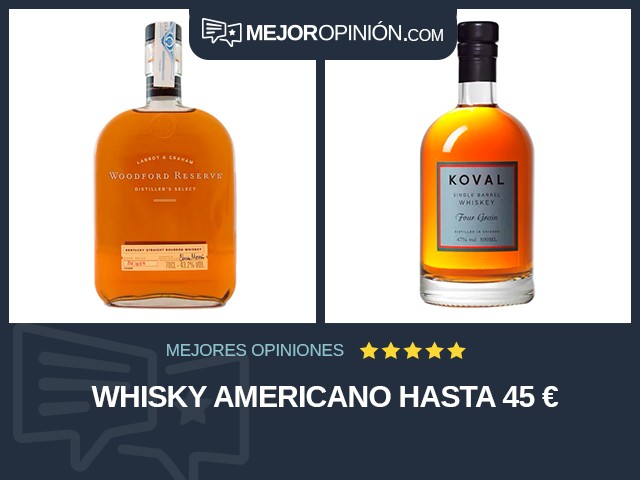 Whisky Americano Hasta 45 €