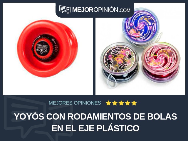 Yoyós Con rodamientos de bolas en el eje Plástico