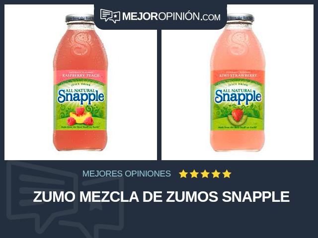 Zumo Mezcla de zumos Snapple